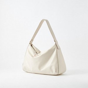 UNIQLO - стильная кожаная сумка - 01 OFF WHITE