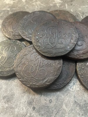 5 копеек года:1763-1790 Екатерина II