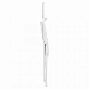 Стул складной BRABIX "Golf Plus CF-003 КОМФОРТ", белый каркас, кожзам белый, 532888