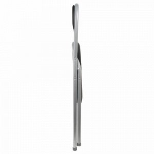 Стул складной BRABIX "Golf CF-007", серебристый каркас, кожзам чёрный, 532891