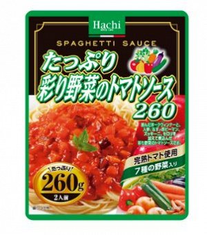 Соус для спагетти томатный с овощами Hachi 260 гр. 1/24