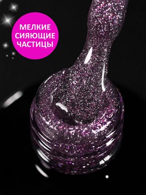 Гель-лак кошачий глаз светоотражащий (Gel polish SPACE CAT FLASH) #38, 8 ml