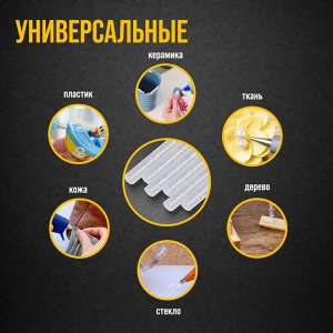 Клеевые стержни ТУНДРА, 7x100 мм, серебристые с блестками, 6 шт.