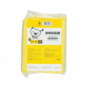 Одноразовые гелевые пеленки для домашних животных "DOGGIE", 60см х 90см (30 шт), 1/6