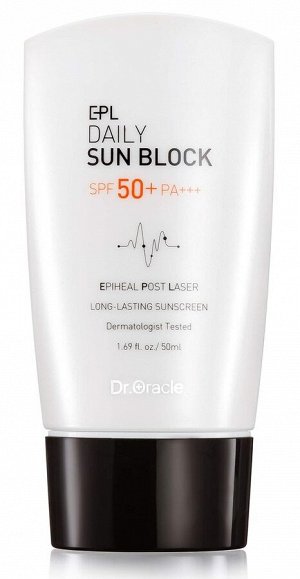 Солнцезащитный крем EPL Daily Sun Block SPF50+ PA+++