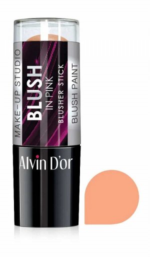 ALVIN D'OR BS-1 Стик румяна blusher stick 9гр. (тон 04 перламутровый персиковый) НОВИНКА!