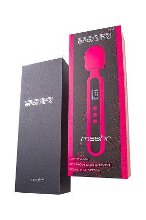 Интимный массажер eroTEQ by TOYFA Mashr, силикон, розовый, 23,5 см