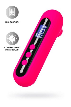 Вакуум-волновой стимулятор eroTEQ by TOYFA Molette, силикон, розовый, 13 см