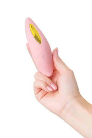 Вакуумный стимулятор Flovetta LILY, силикон, розовый, 13 см