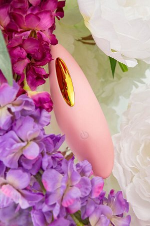 Вакуумный стимулятор Flovetta LILY, силикон, розовый, 13 см