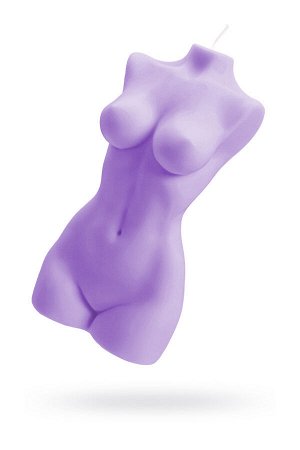 Интерьерная свеча Pecado BDSM «женский торс» фиолетовая, 850 гр.