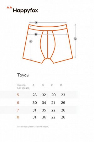 Трусы для мальчика 2шт. Happyfox