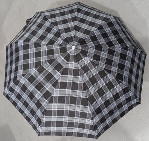 Зонт мужской автомат Клетка цвет Серо-черный