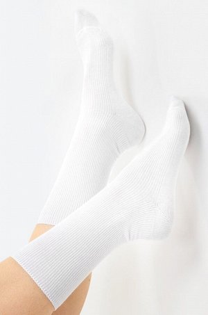 Женские высокие носки в рубчик 3 пары Happy Fox
