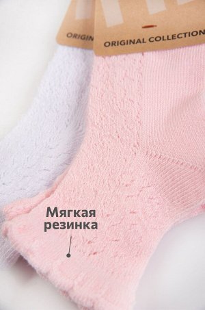 Носки для девочки ажурные 2 пары
