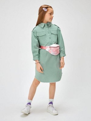 Платье детское для девочек Rhine сине-зеленый