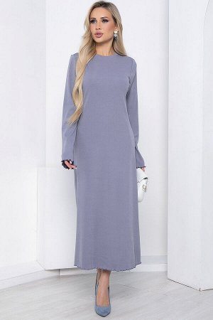 Платье макси (серое) П8576
