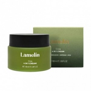 Успокаивающий крем 4 в 1 с экстрактом центеллы азиатской Lamelin Cica 4 in 1 Cream