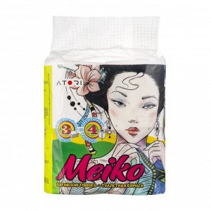 Туалетная бумага "АТОРИ Меико" трехсл. 4 рулона