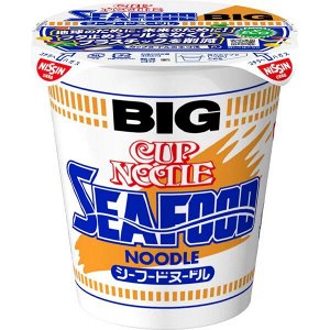 Лапша Cup Noodle BIG со вкусом морепродуктов, 104 гр.
