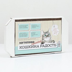 "Кошкина радость" Когтеточка с упаковкой 57 х 28,5 х 2,5 см