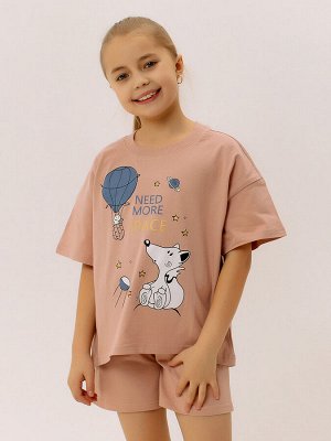 Костюм. Цвет: Пудровый
