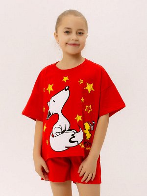 Костюм. Цвет: Красный