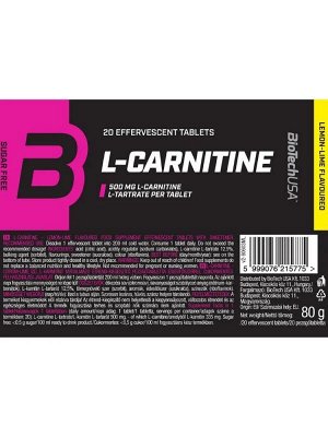 L-карнитин BioTechUSA L-Carnitine Effervescent - 20 шип.таб.