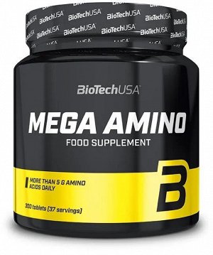 Аминокислоты BioTechUSA Mega Amino 631 мг. - 300 таб.