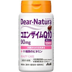 ASAHI Dear Natura Coenzyme Q10 Коэнзим Q10 и 11 витаминов для красоты и молодости на 30 дней