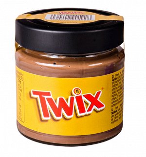 Подарок 8 Марта Шоколадная паста Twix  с кусочками печенья (Твикс) 200 гр