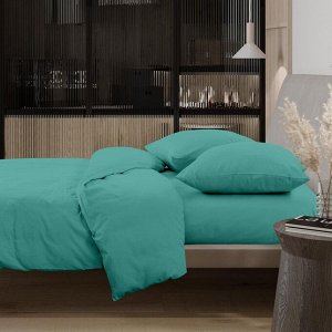 КПБ евро перкаль Актив "Wenge" (70х70) рис. 86056-8 Emerald