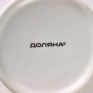 Кружка Доляна «Романтика медведей», 380 мл, фарфор, белая