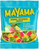 «Mayama», мармелад жевательный в форме ягод и фруктов, 170г