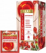 «Fitto», чай травяной Vitamins. Шиповник, 25 пакетиков, 37,5г