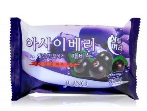 Корея Мыло с экстрактом ягод Асаи / ACAI BERRY, Juno, 150 г,