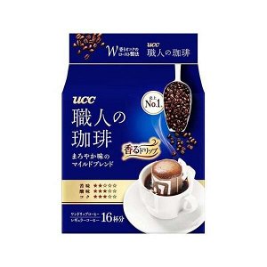 Кофе UCC МОЛОТЫЙ ДРИП-ПАКЕТ Mild blend, 7г*18 пакетиков