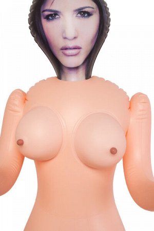 Секс кукла надувная Cassandra, брюнетка, TOYFA Dolls-X, с двумя отверстиями, 160 см