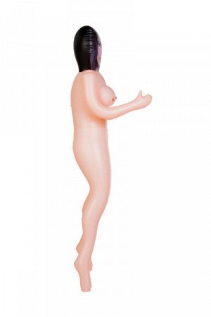 Секс кукла надувная Cassandra, брюнетка, TOYFA Dolls-X, с двумя отверстиями, 160 см
