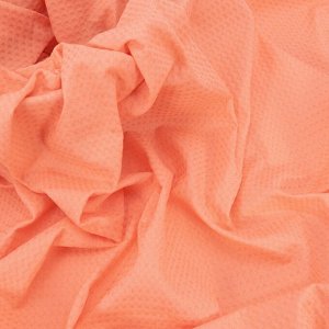 Ткань на отрез вафельное полотно гладкокрашенное 150 см 240 гр/м2 7х7 мм цвет 25 цвет персиковый