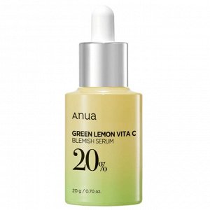 ANUA Осветляющая липосомальная сыворотка с зелёным лимоном Green Lemon Vita C Serum, 20 мл.