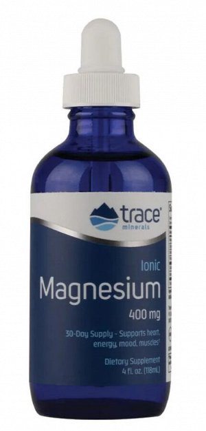 Trace Liquid lonic Magnesium 400mg, 118мл. Магний