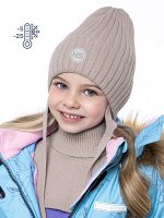 Комплект (шапка и манишка) 12з16024 беж беж