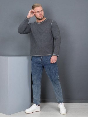 Лонгслив мужской, антрацитовый