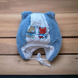 Шапочка зимняя объем головы 42см