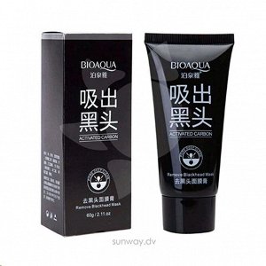 Bioaqua маска д/лица пленка 60гр. п/черн.точек д/в тип.кожи туба 1шт / 144шт / BQY0610 / 780610,6884