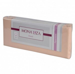 "Mona Liza" Простынь на резинке 180х200х25см, цв.молочный