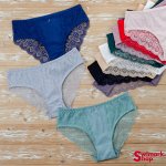 Трусы женские кружевные TOPANTY TP-2102, ПУДРОВЫЙ