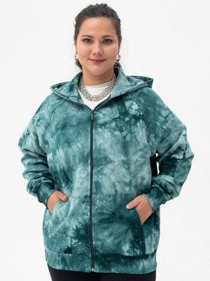 Костюм. Цвет: Бирюзовый/черный