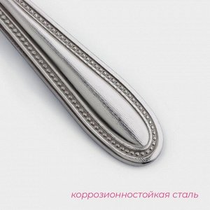 Ложка столовая из нержавеющей стали Доляна «Моджо», длина 18.9 см, толщина 1.8 мм